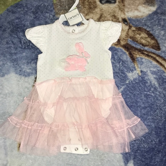 Fancy Pink Dresses 3-6 Months - Picture 2 of 7